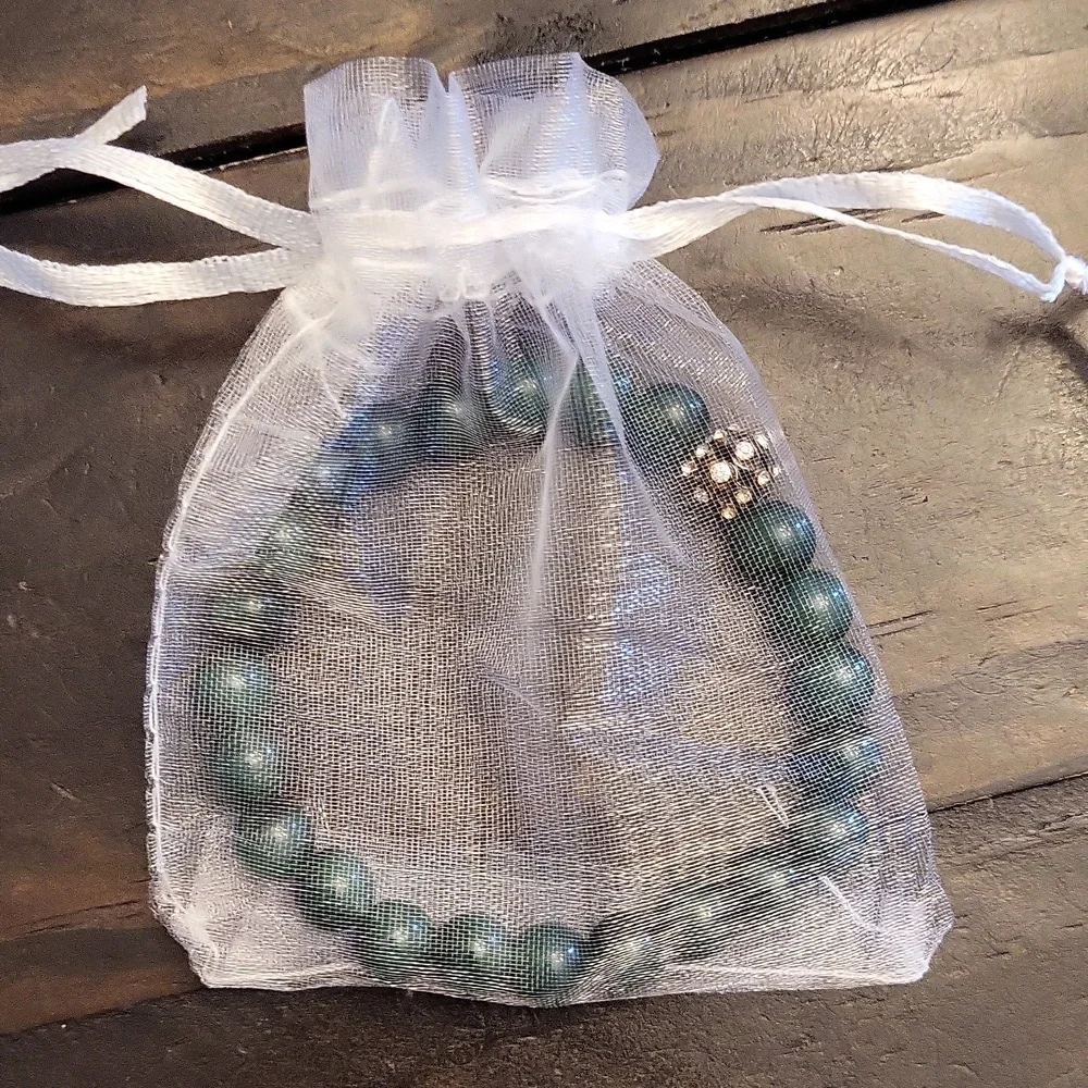 Genuine Jade Gemstone Stretch Bracelet